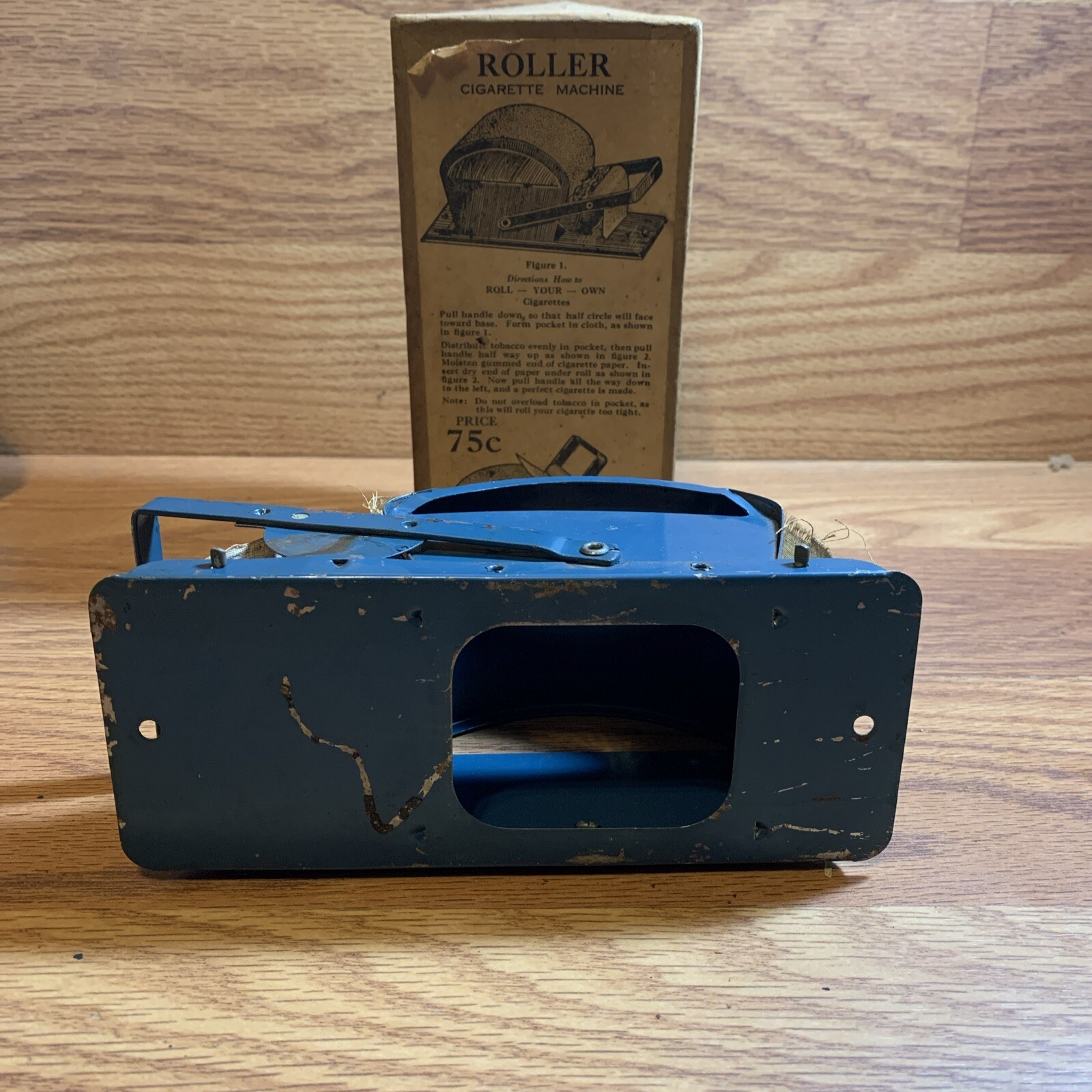 Vintage Tobacco Cigarette Roller Rolling Machine