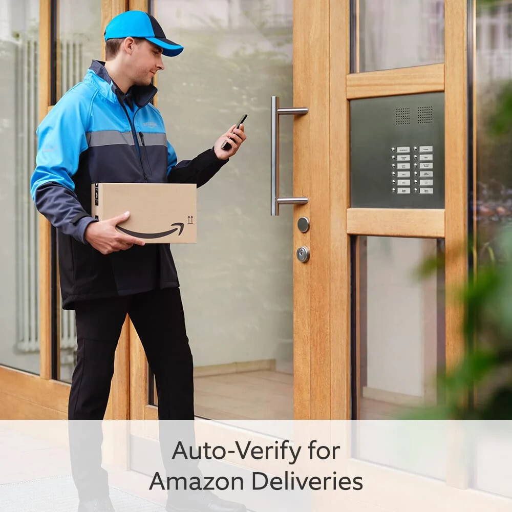 RING Intercom Two-Way Talk, Remote Unlock, Alexa, Auto Verify Door Release NEW