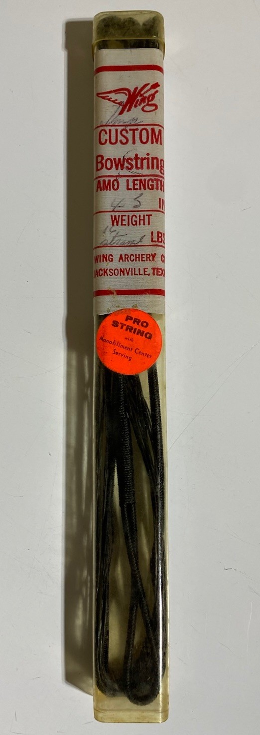 NOS Vintage Wing Archery Bow String 45” 16 Strand for Traditional & Recurve Bows