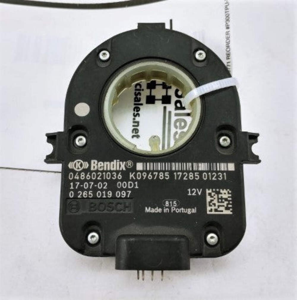 Damaged Bendix Straight Steering Angle Sensor - P/N BW K096785