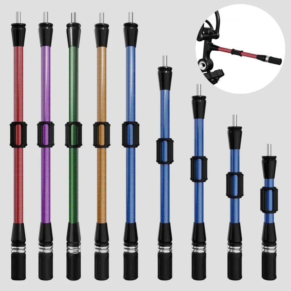 Archery Compound Bow Carbon Stabilizer 6/8/10/12/15inch Balance Bar Hunt Target
