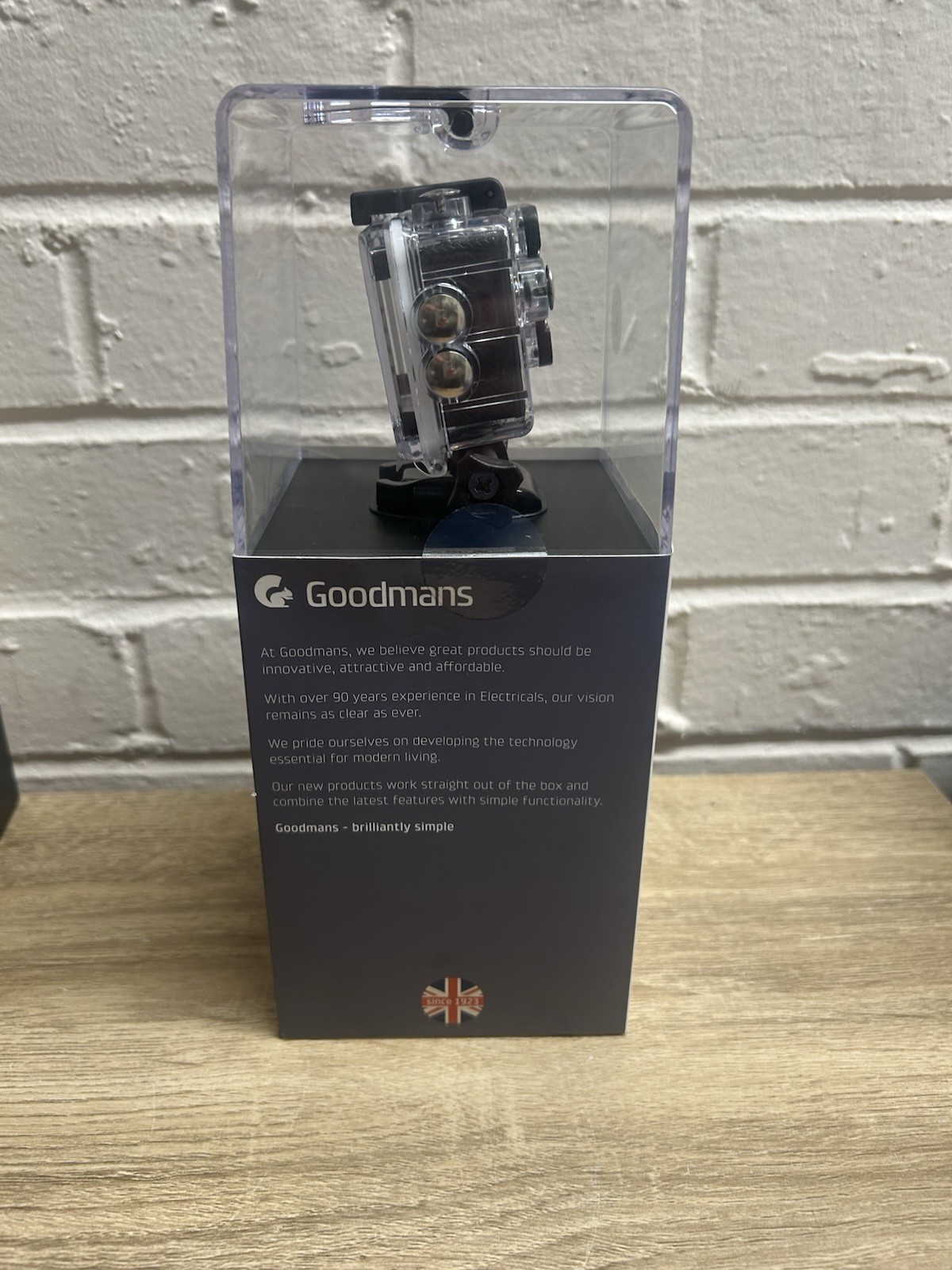 Goodmans Full Hd Action Camera | LCD Display | Fully Waterproof Self Timer 1080p