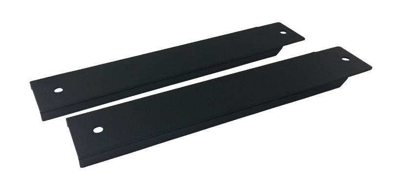 Premium Front Plate Mounting Kit - 10" x 1.8" For Rack Installation