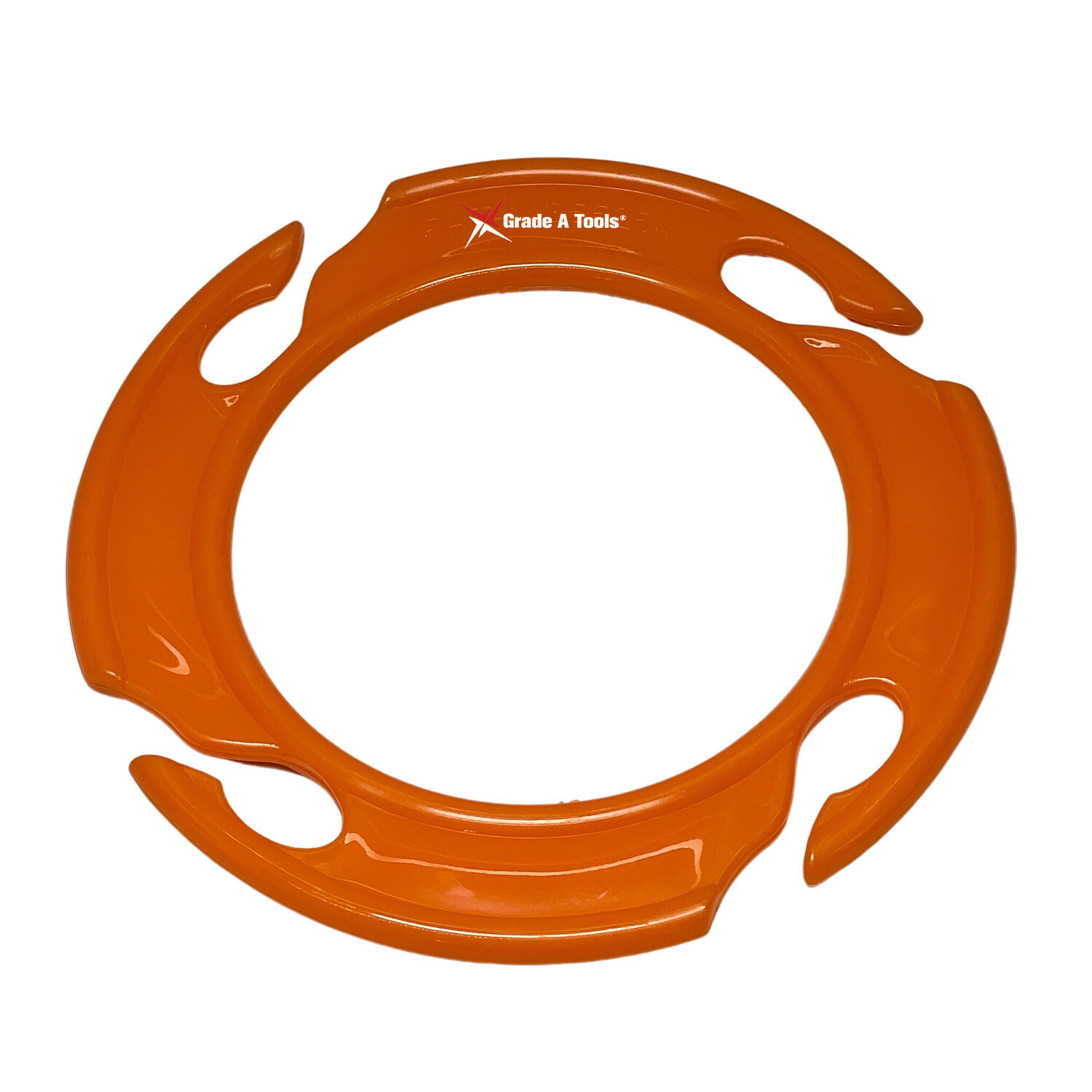 Plastic Safety Chain Cone Collar Connectors  10 Pack   (4-7/8 OD - 3-1/6 ID)
