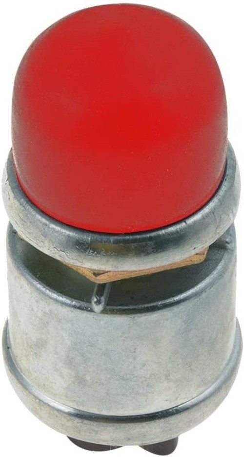Push Button Momentary Starter Switch, Heavy Duty Momentary Switch f Color: Red