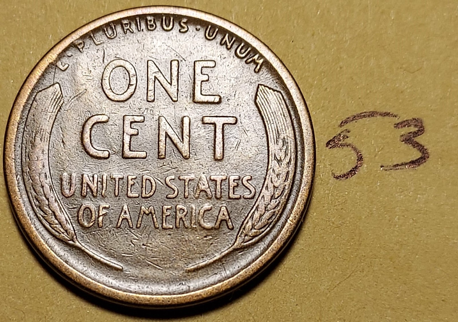 1918-S Lincoln Wheat Cent FINE #53