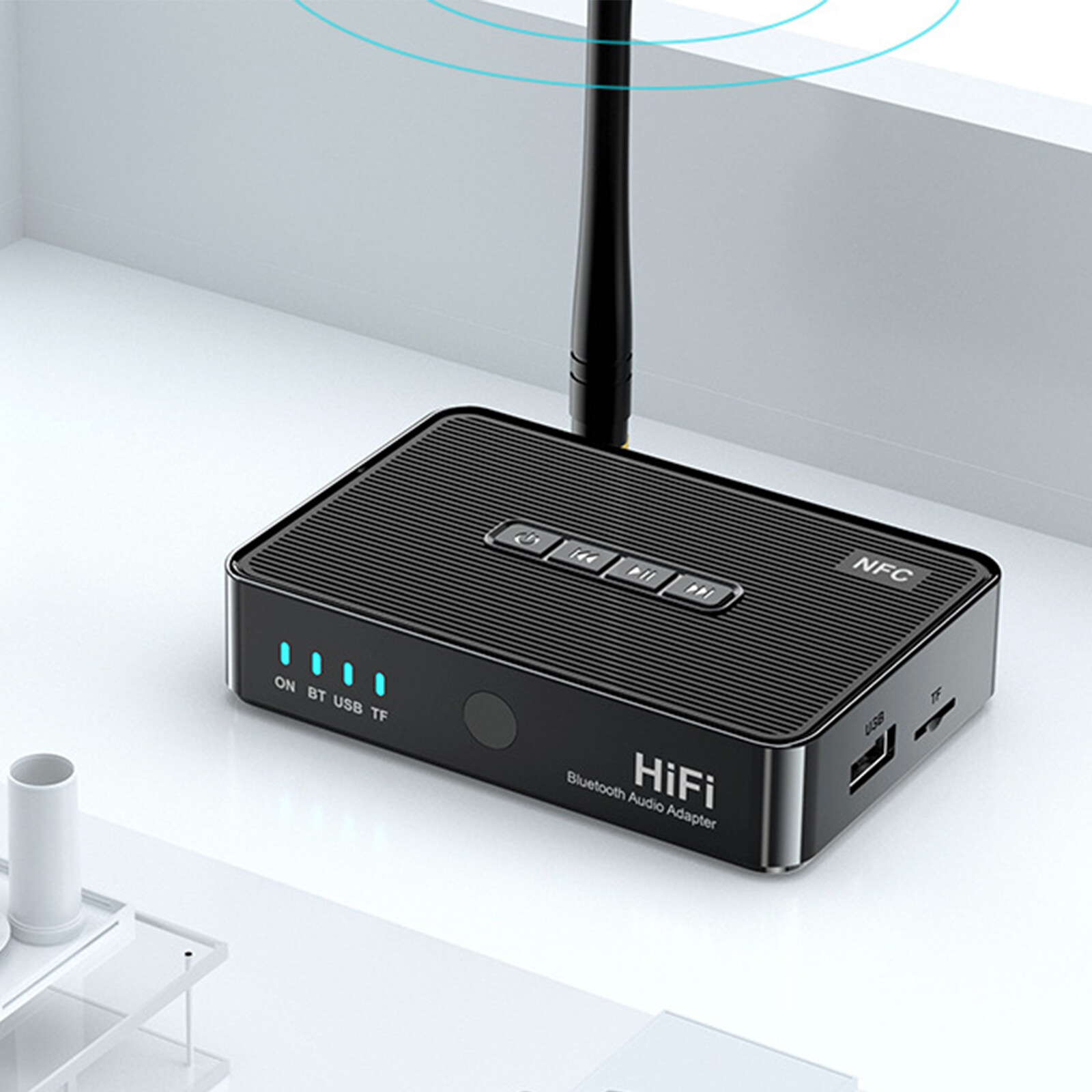 Long Range Bluetooth 5.3 Transmitter Receiver For TV Home Stereo Audio Adapter