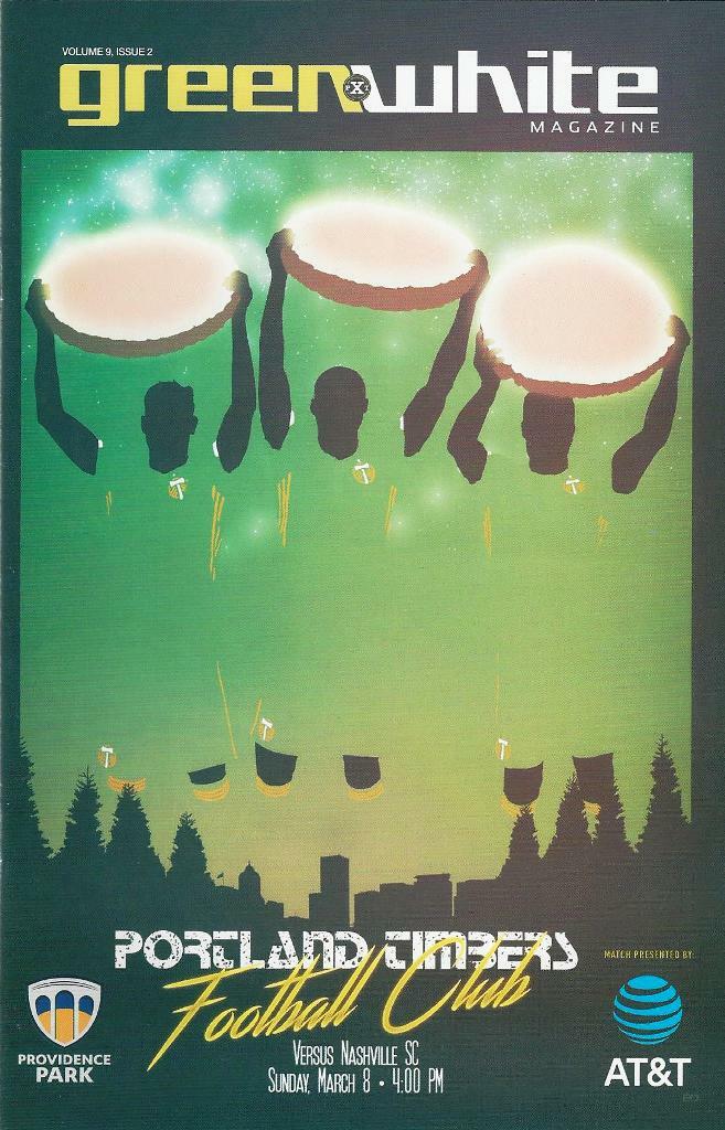 Portland Timbers 'Green & White' MLS Soccer/Football Program Volume 9, Issue 2