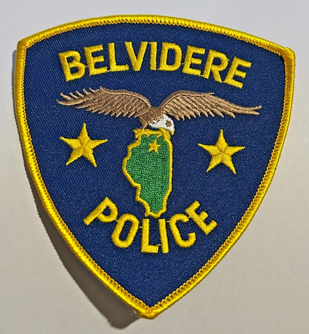 Belvidere Illinois Police Patch Unused