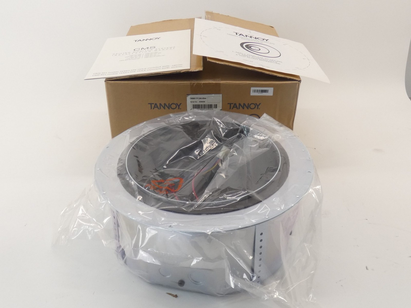 Tannoy Ceiling Speaker CMS601 PI CAN Housing Back Can - NEW Surplus!