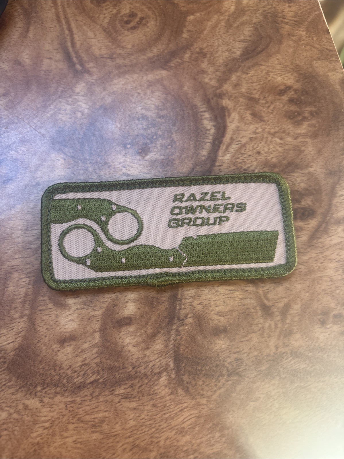 JON GRAHAM RAZEL OWNER GROUP PATCH RARE HOOK LOOP MORALE TACTICAL VEST