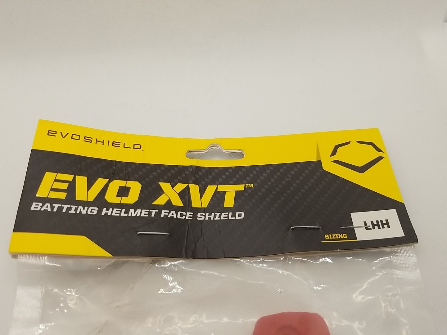 Evo XVT face shield - Red - Left hand hitter New Open Bag Blemish