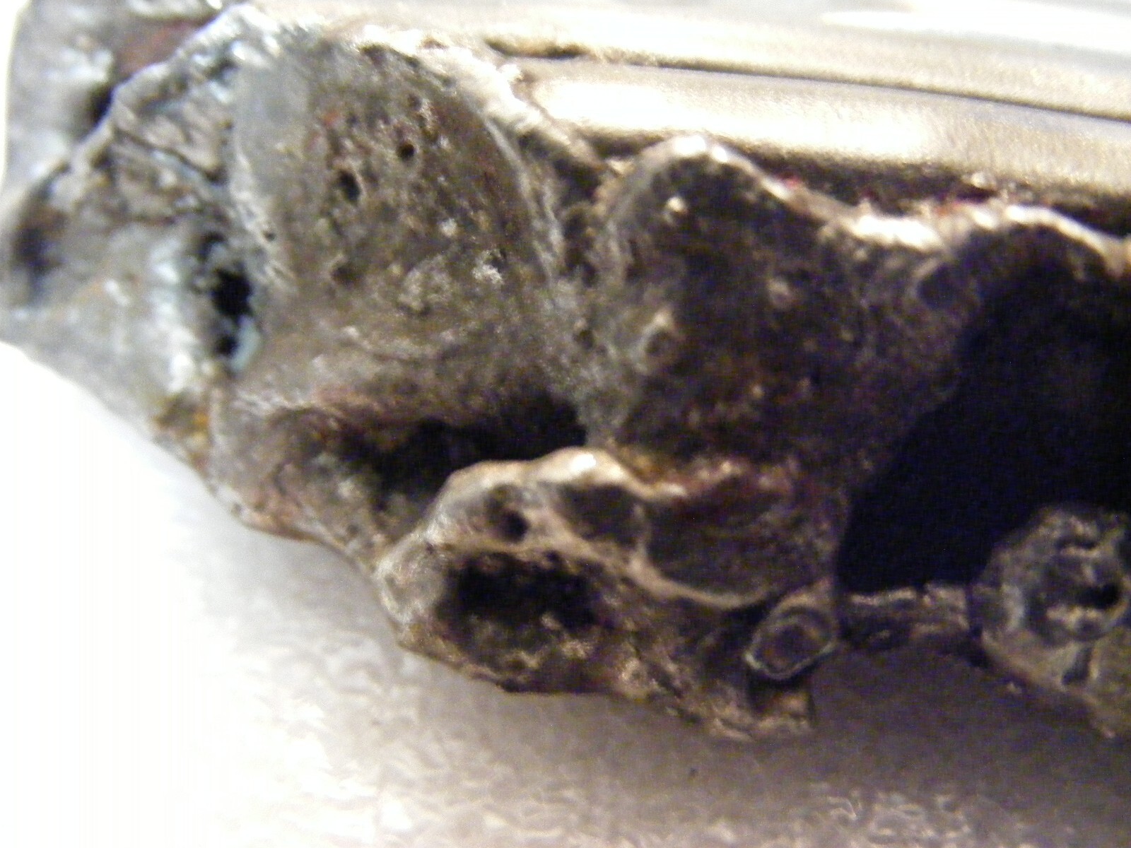 Apollo Saturn H-1 Rocket Engine Inconel Silver Alloy Flight Hardware Section 2