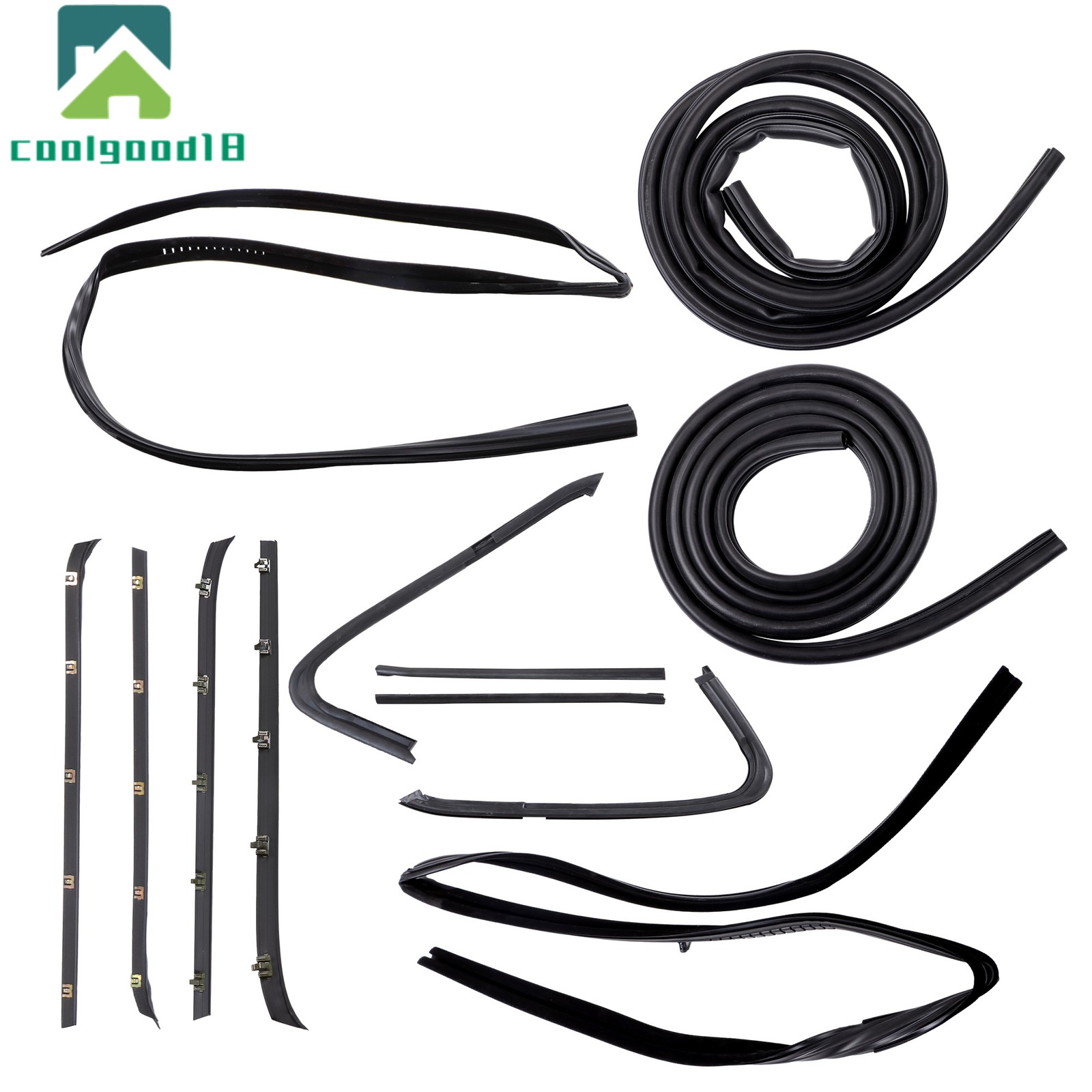 Door Seal Weatherstrip Kit For Chevy GMC Pickup 73-1980 Truck Door Seal Weather