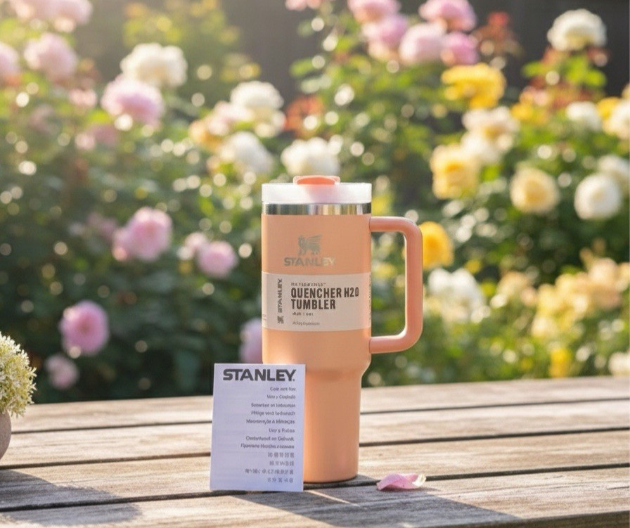 STANLEY 40 OZ TUMBLER PEACH PINK