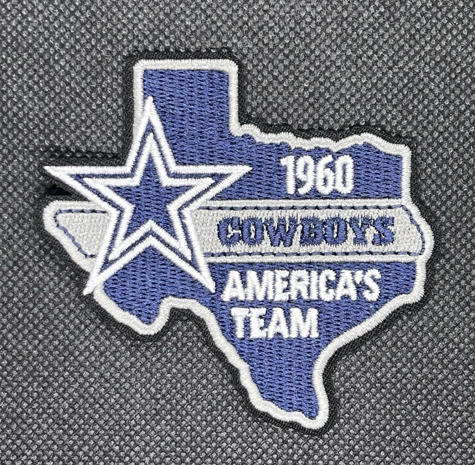 DALLAS COWBOYS EMBROIDERED IRON ON PATCH 3.0” X 3.0” FREE SHIPPING
