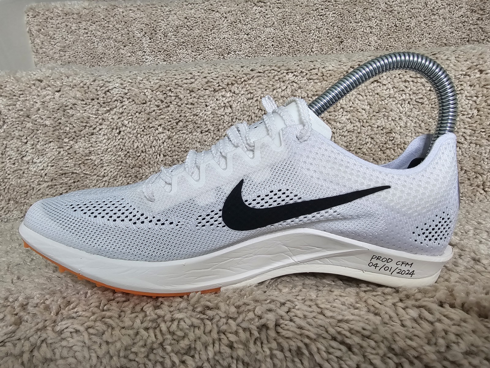 Nike ZoomX Dragonfly 2 Prototype Orange Track Field Spike HF7644-900 Sz 5.5 RARE