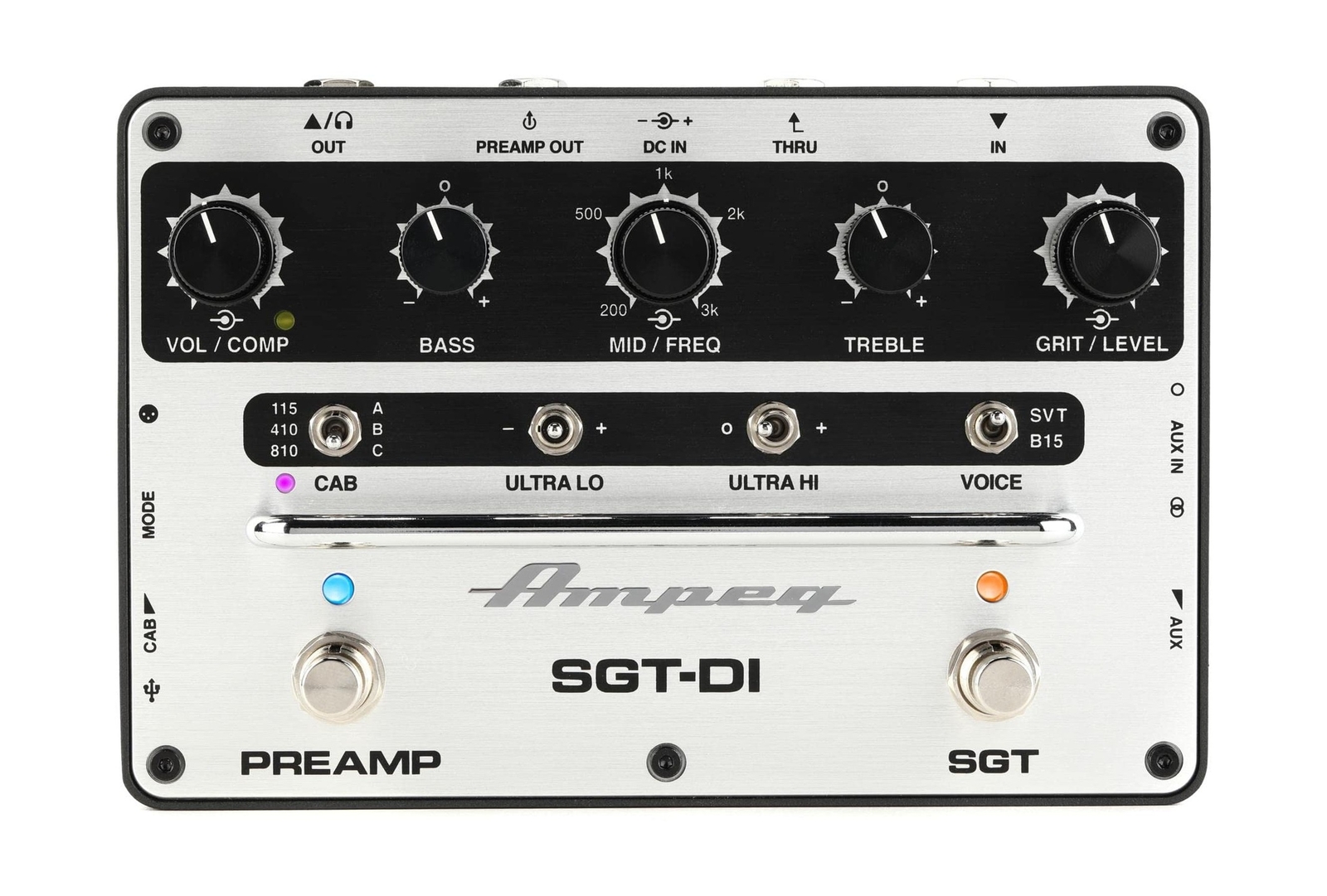 Ampeg SGT-DI Bass Preamp Pedal and DI