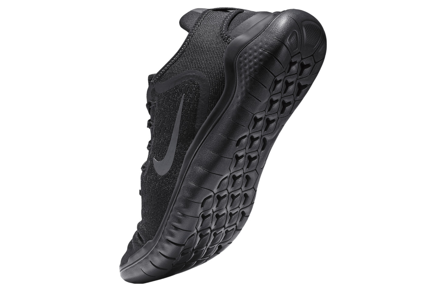 Nike Free RN 2018 Black Anthracite Triple 942836-002 sz 7 Men's Run Nby Running