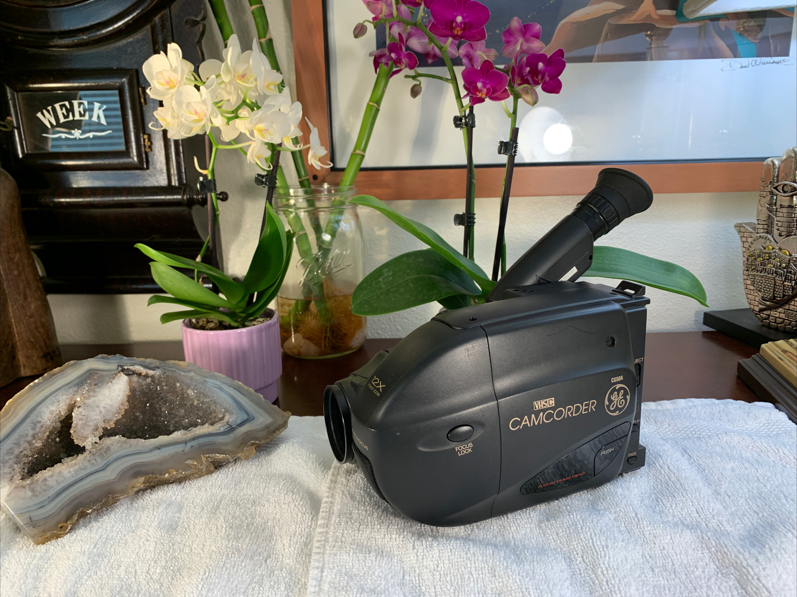camcorder ge vhsc cg504 VHS-C Camcorder Turns On BUT Not Tested