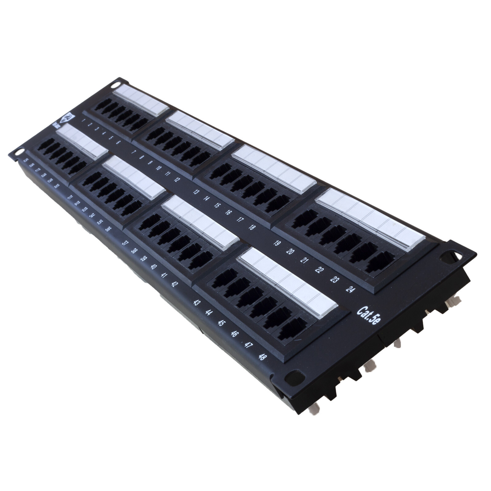 Tuff Jacks Cat5e 48 Port Patch Panel 19" Rack Mount FREE Same Day Shipping