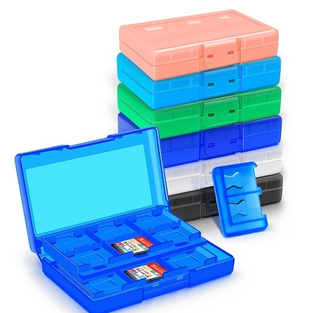Nintendo Switch Game Card Case 24 Slot Game Cartridge Holder Storage Box Travel