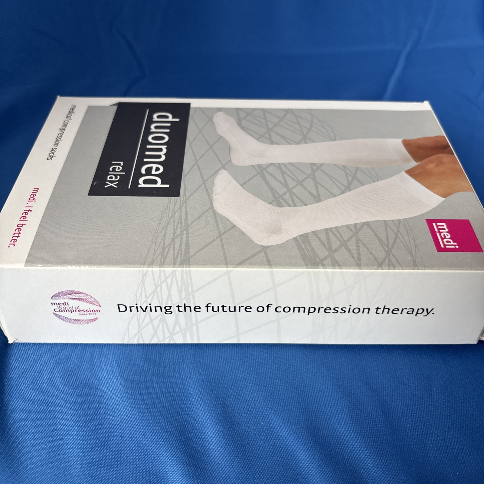 MEDIVEN Duomed Relax 20-30 mmHg Black XXL Compression Socks TC24255 NEW