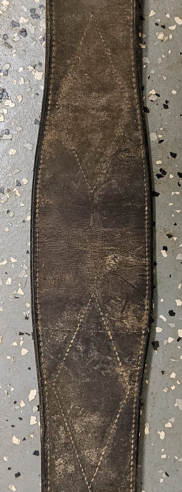Vintage Leather Saddle Cinch Strap/Girth 34" Long 4" Wide