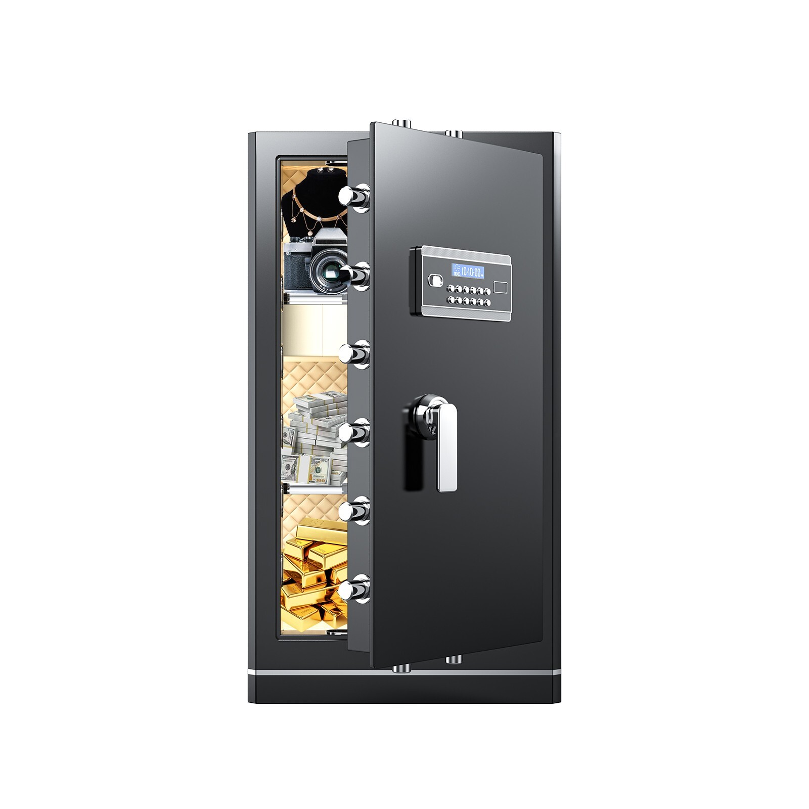 Large Safe Box,Built-in Drawer Home and Office Security Safe For Valuables Money