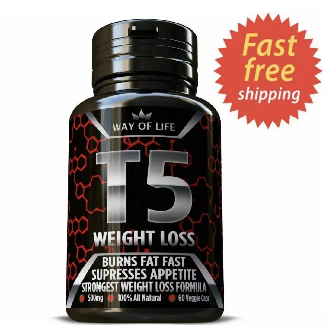 T5 Weight Loss Diet Pills Fat Burner Appetite Suppressant Supplement 60 Caps USA