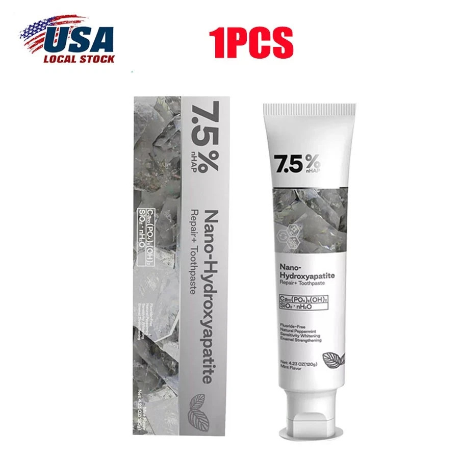 7.5% Nano Hydroxyapatite Toothpaste - Sensitivity Relief & Remineralize ~US