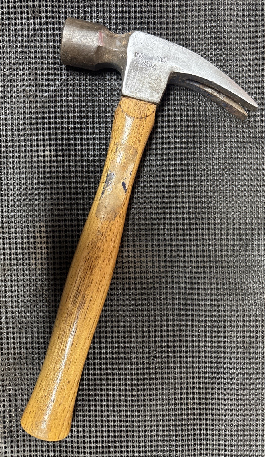 Drop Forged  Milled Face Framing Hammer 22 Ounce  Carpenter Tool Excellent cond.