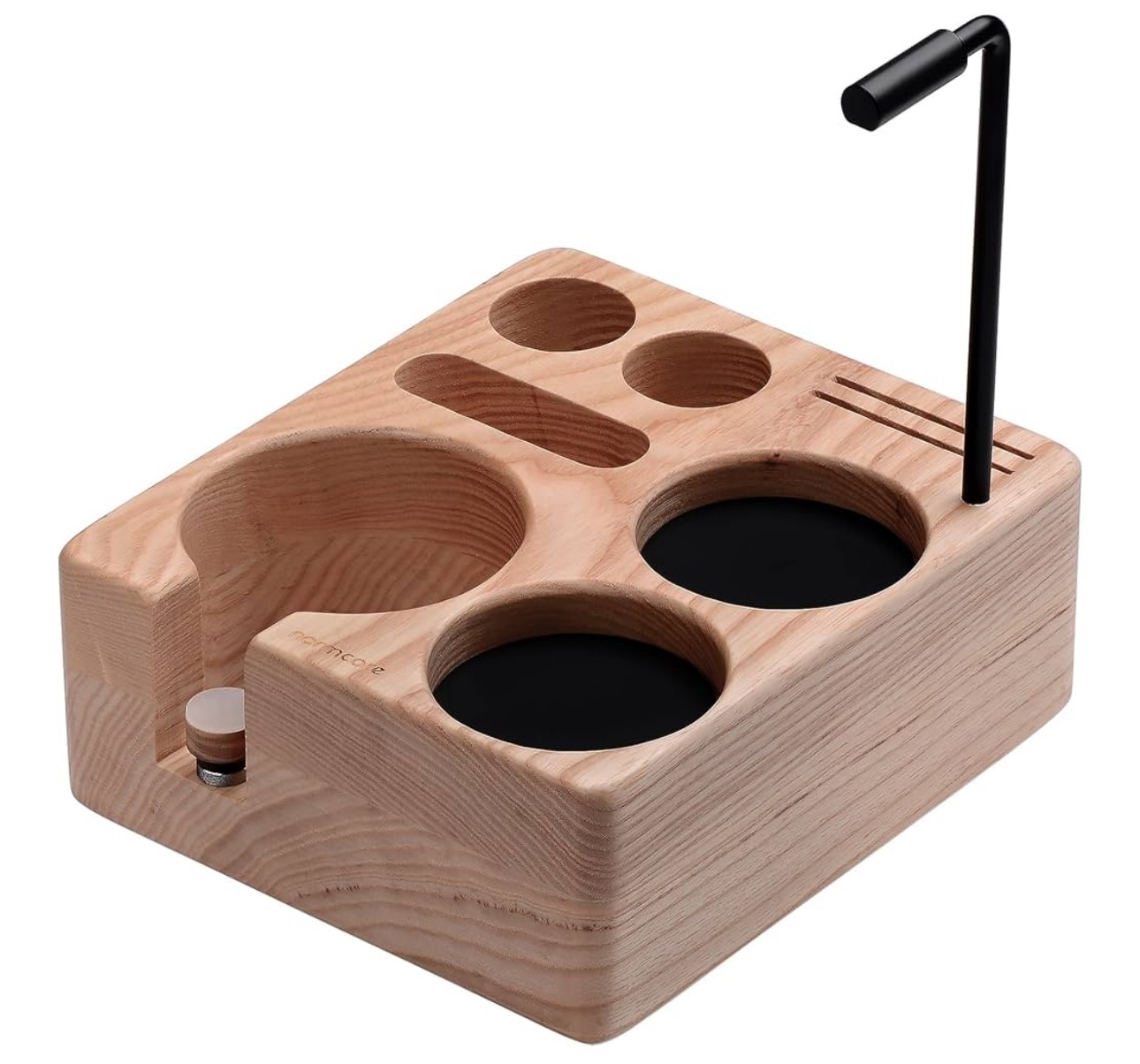 Normcore Compact Wood Espresso Tamping Station Organizer for 58mm Tools