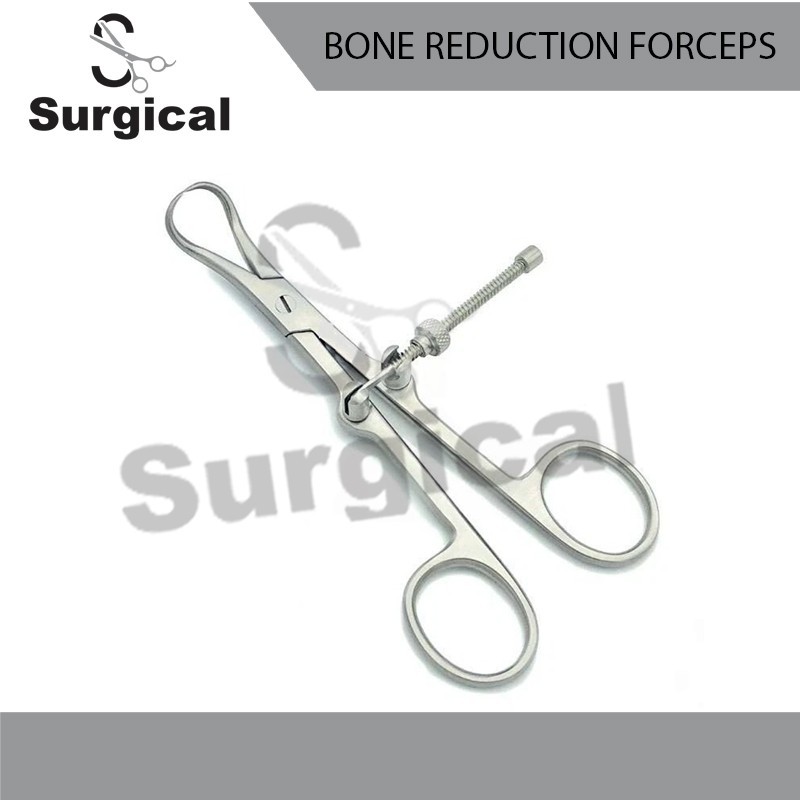 BONE REDUCTION FORCEPS POINTED JAWS SPIN LOCK, 5.6'' & 7.6''