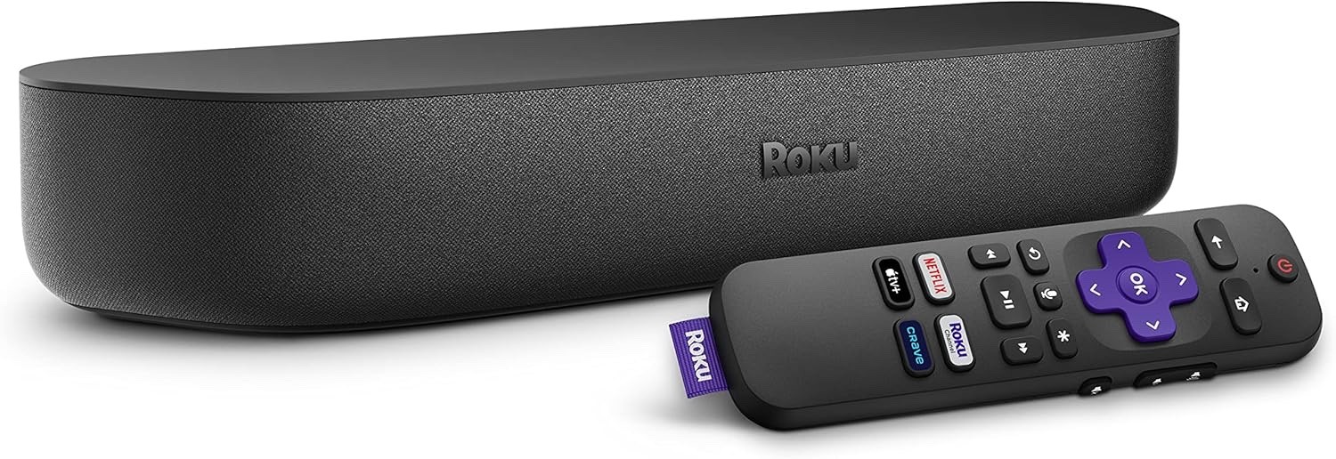 Roku Streambar 9102X 4K HDR Media Streamer - 4K HDR Streaming Device & Premium R