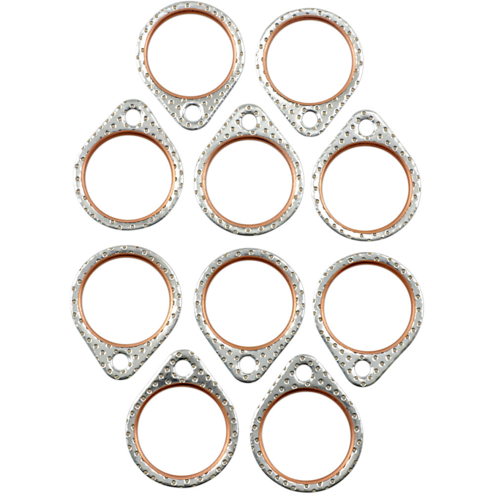 James Gasket Exhaust Port Gasket Steel Core - 10 Pack | 65834-68-SC