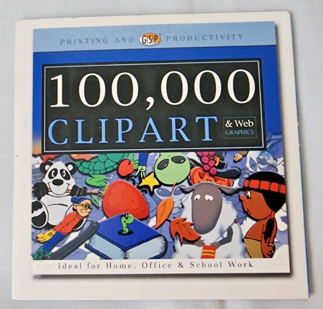 Printing and GSP Productivity 100,000 ClipArt & Web Graphics 2001 READ