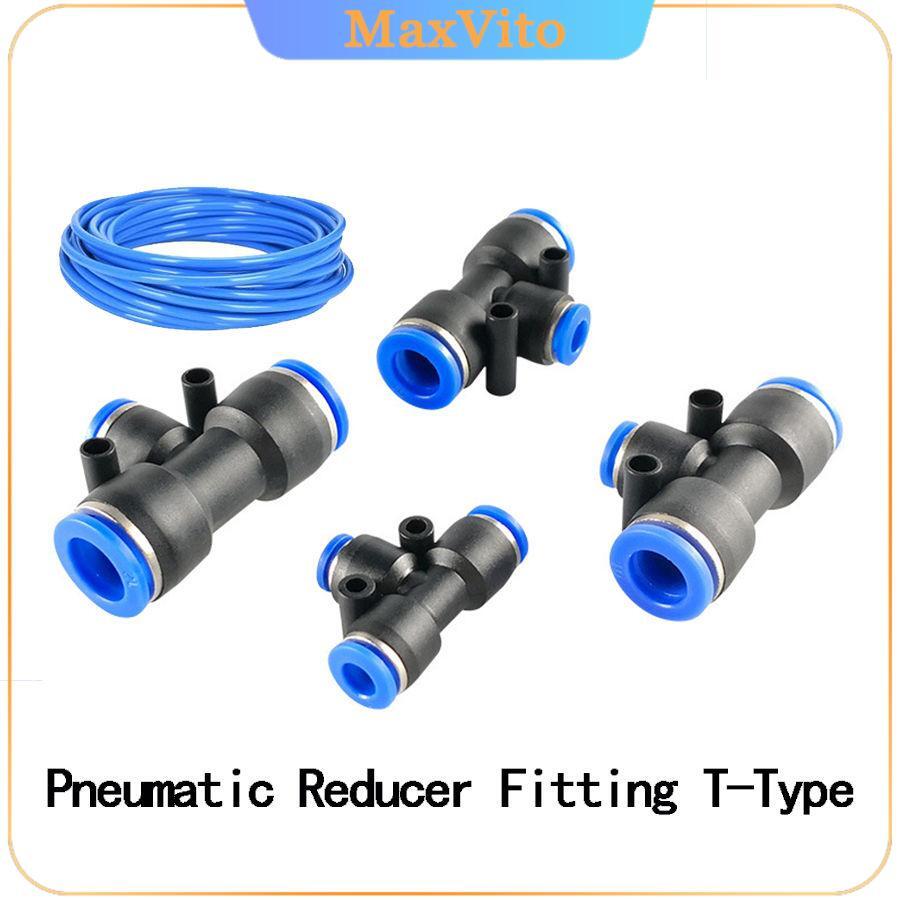 Air Water Pipe Tee Reducer Connector PEG 4mm 6mm 8mm PNEUMATIC PUSH IN FITTING