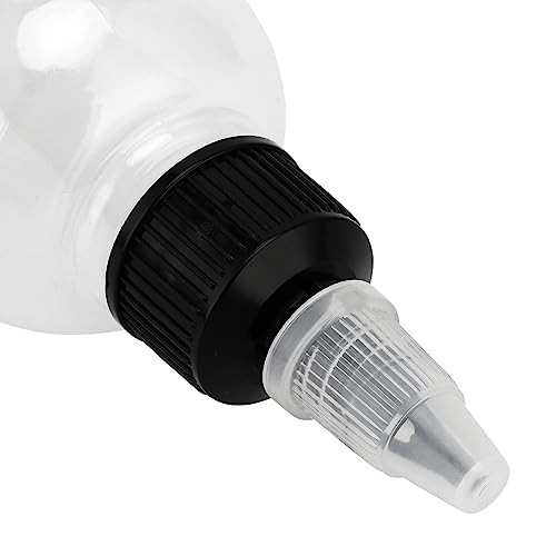 20 Pack 4oz Clear Dispensing Bottles, Plastic Squeeze Bottles with Twist Top