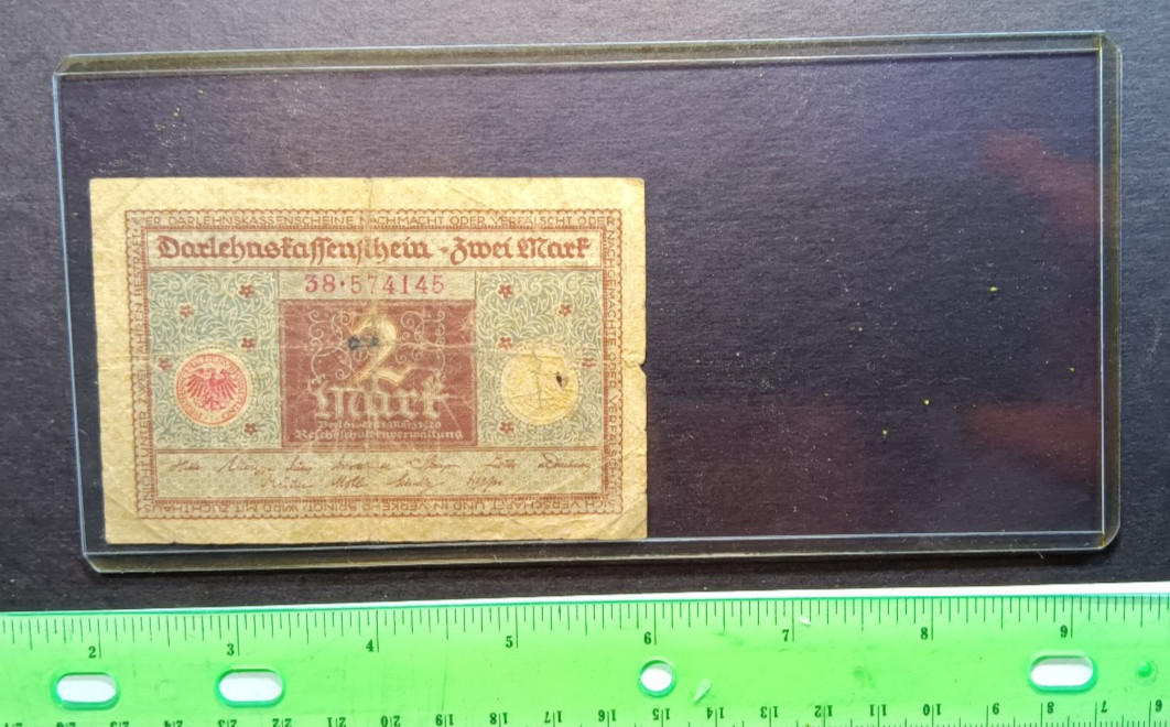 Germany 1920 2 MARK CIRC Poor