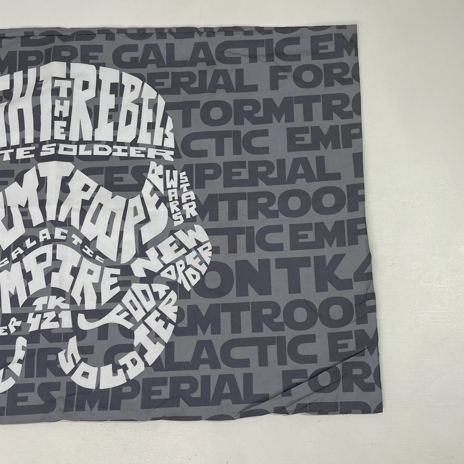 Star Wars Storm Trooper Darth Vader Reversible Pillowcase Black White Gray