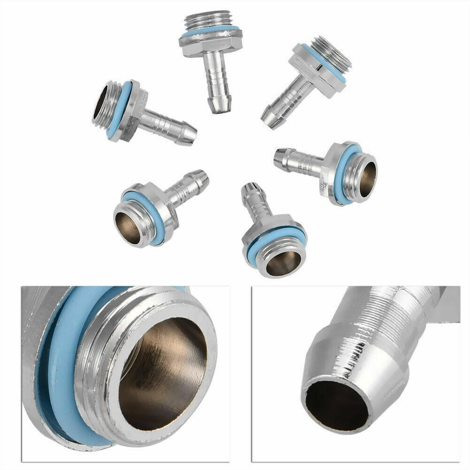 For PC Water Cooling Tow-touch Fitting Barb Hose Pagoda Coupling Tail Connector