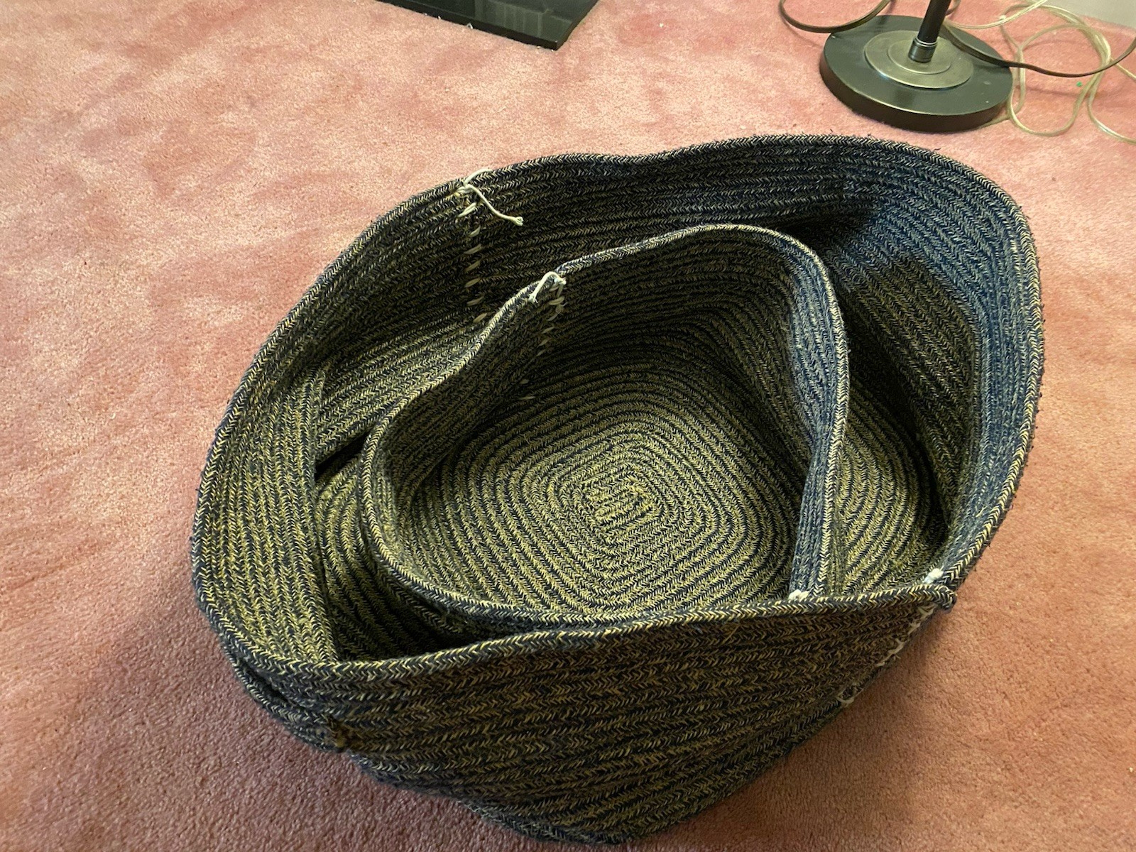 Pottery Barn 2 Soft Sided Baskets
