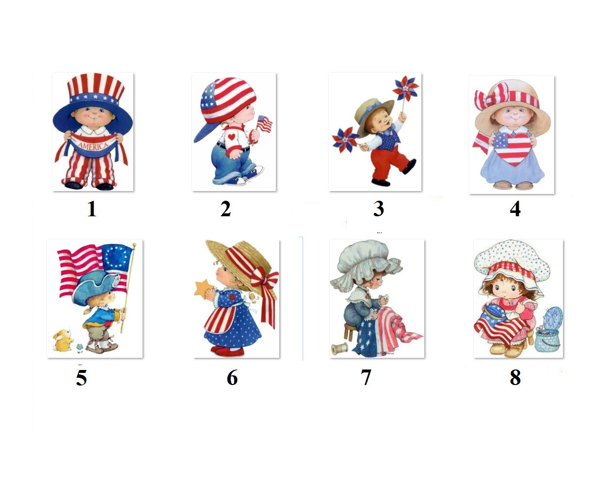 Personalized Address Labels Independence Day July 4th (JX 710)