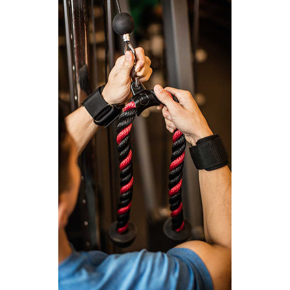 Harbinger 36" Tricep Rope Weight Lifting Cable Attachment