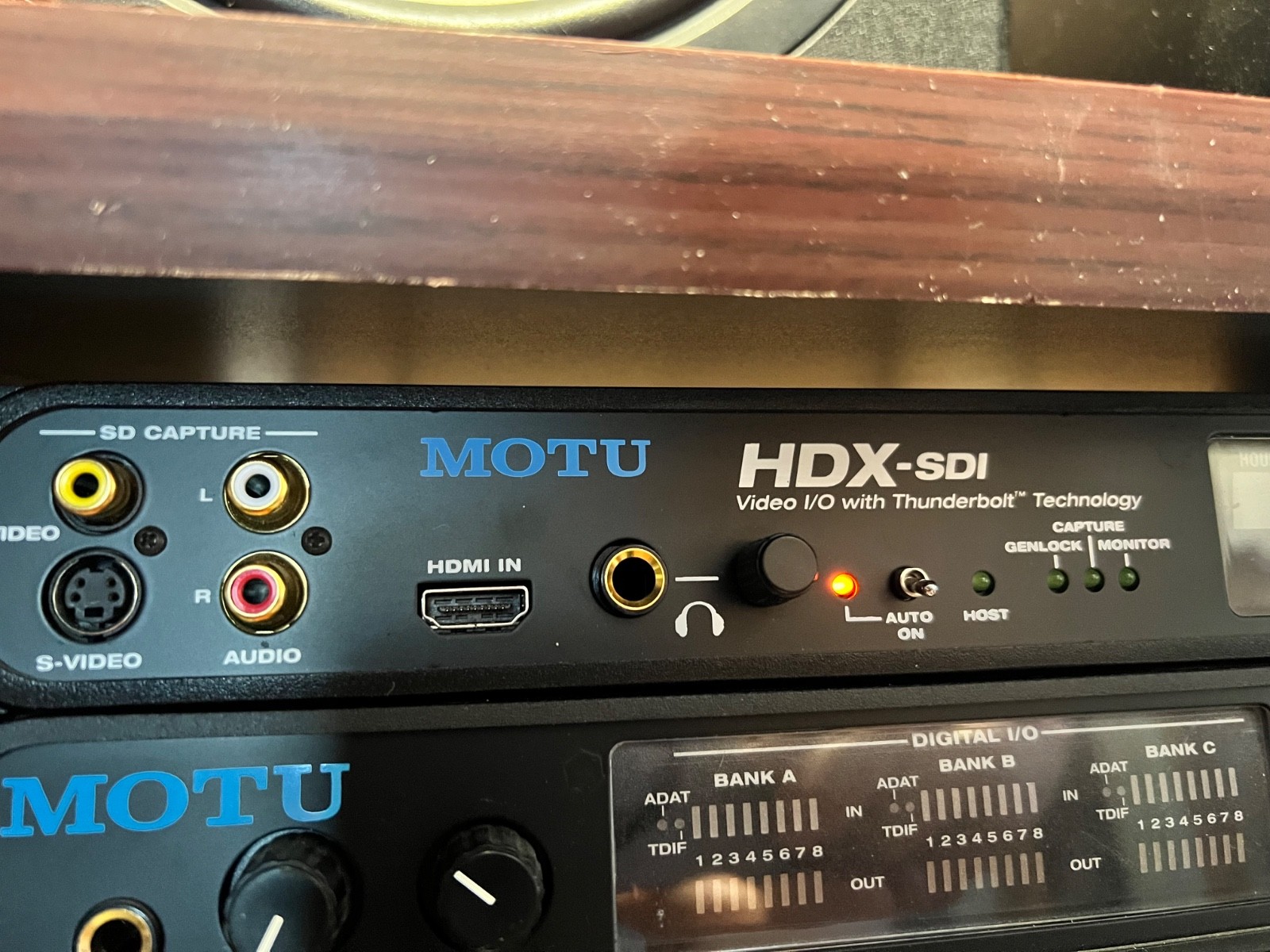 Motu HDX-SDI HDMI PCI Thunderbolt Express Video Interface Windows or MacOS