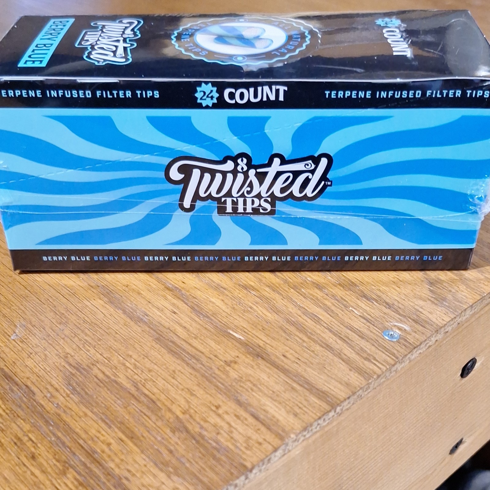 Twisted Tips Terpene Infused Filter Tips Berry Blue 24 Count