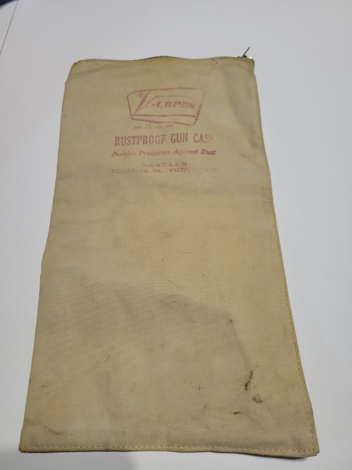V-Lopes Vintage Rustproof Canvas Handgun Case 13"
