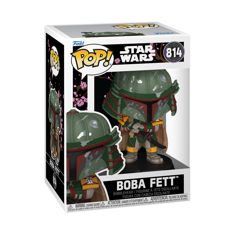 Funko POP! Star Wars Boba Fett Samurai Impressions #814 w/Protector