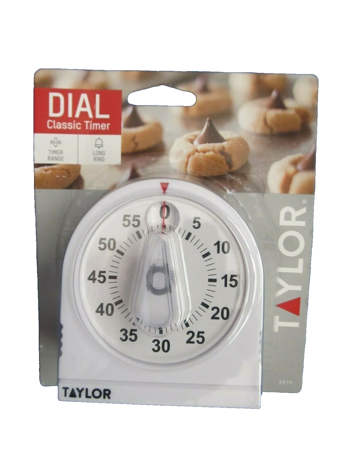 Kitchen Mechanical Timer Long Ring Taylor #5870  NEW